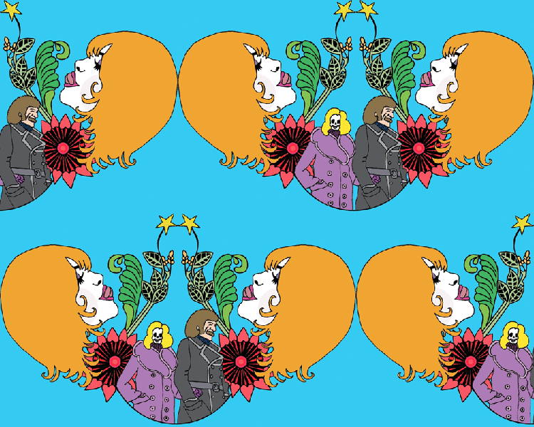 Lola crest wallpaper swatch