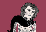 Grey Lady medium art print