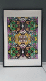 Let the Music Play art poster framed