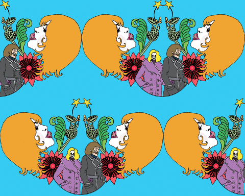 b&b wallpaper - lola crest