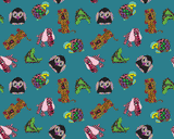 Stuffed toys wallpaper full width