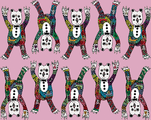 b&b wallpaper - tattoo bear